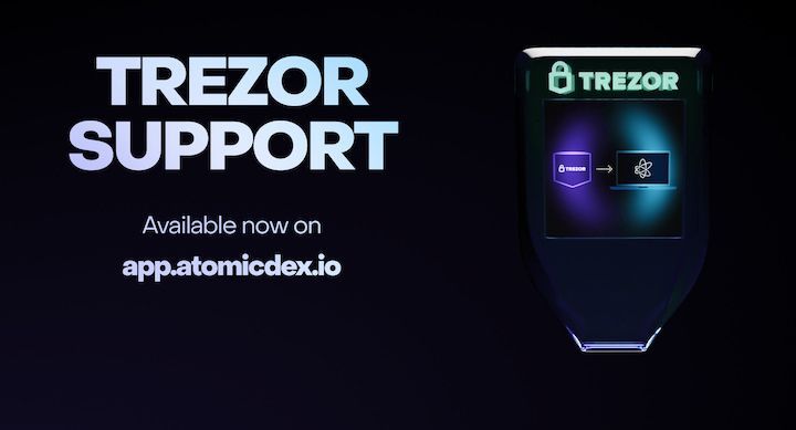 Trezor wallet support on AtomicDEX